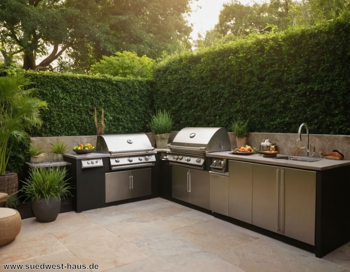 Steigerung des Immobilienwertes - Warum eine Außenküche beim Hausbau gleich mitgeplant werden sollte