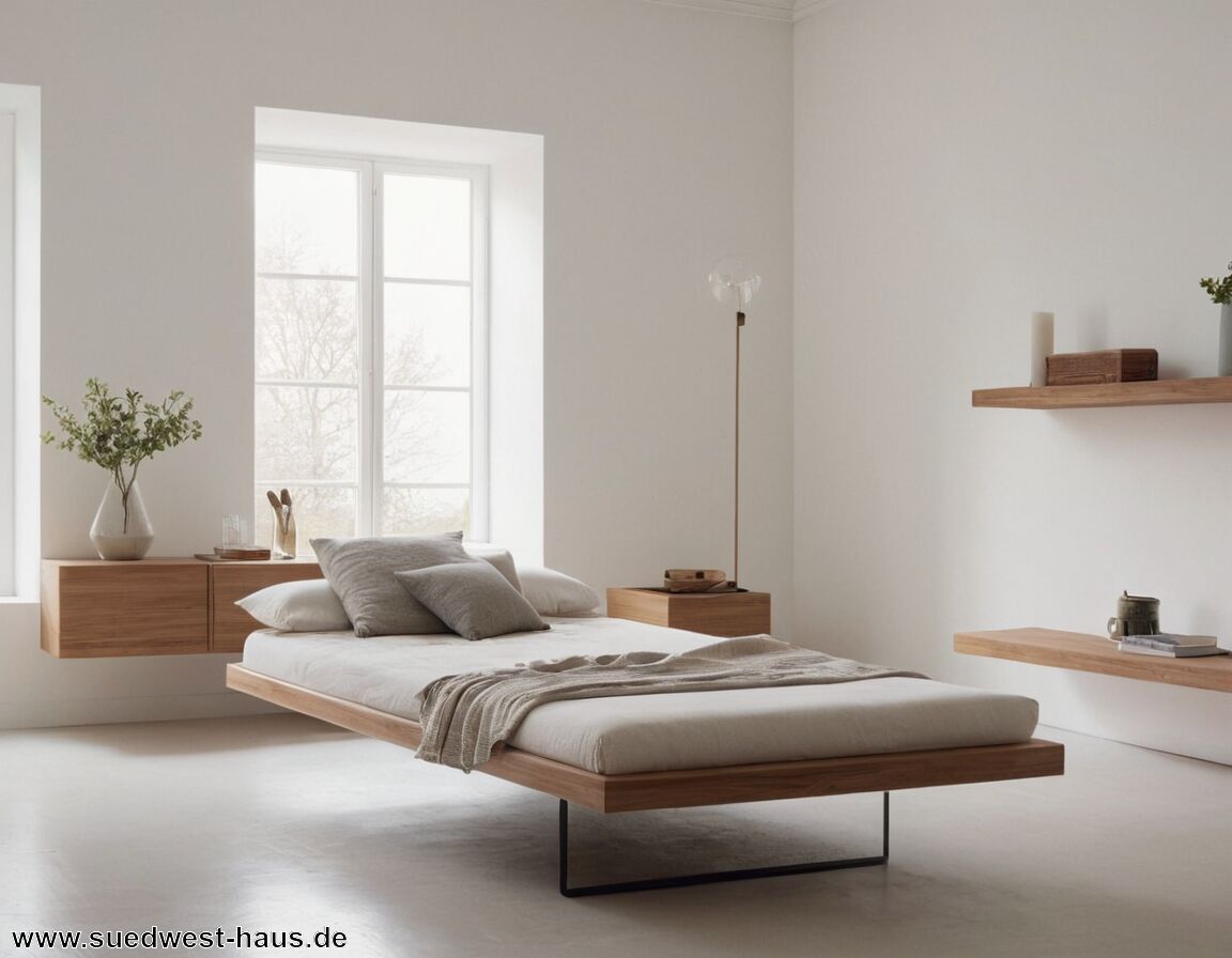 Minimalismus reduziert visuelle Belastung - Schwebende Möbel: Tricks für optische Leichtigkeit
