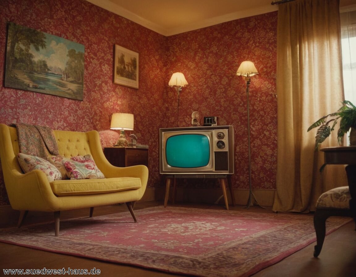 Farben und Muster aus verschiedenen Epochen   - Vintage trifft Hightech: Die spannendsten Einrichtungskombinationen