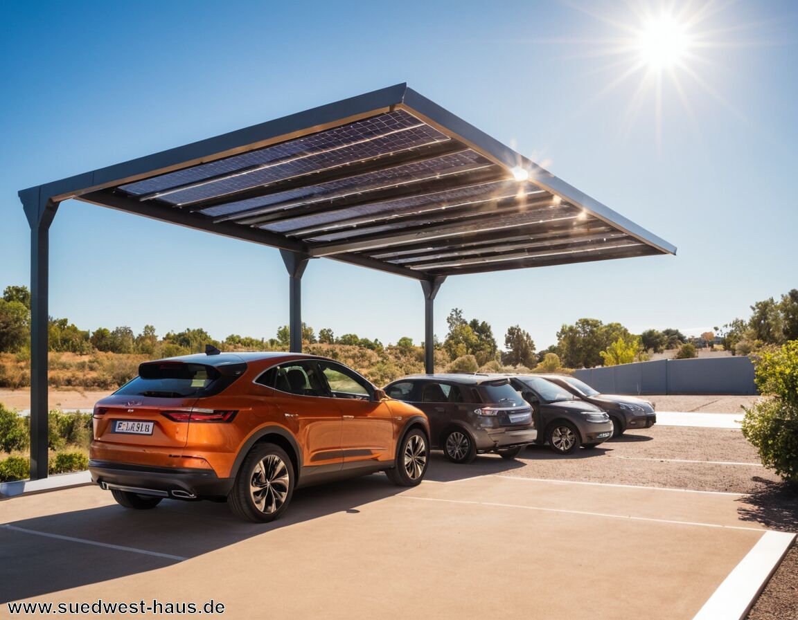 Carports als Energielieferanten: Kombinierte Solarcarports im Eigenbau