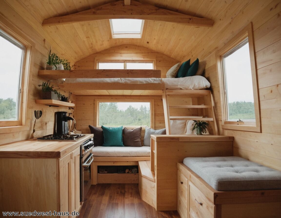 Tiny House Innenarchitektur: Wie man auf 20 m² alles unterbringt
