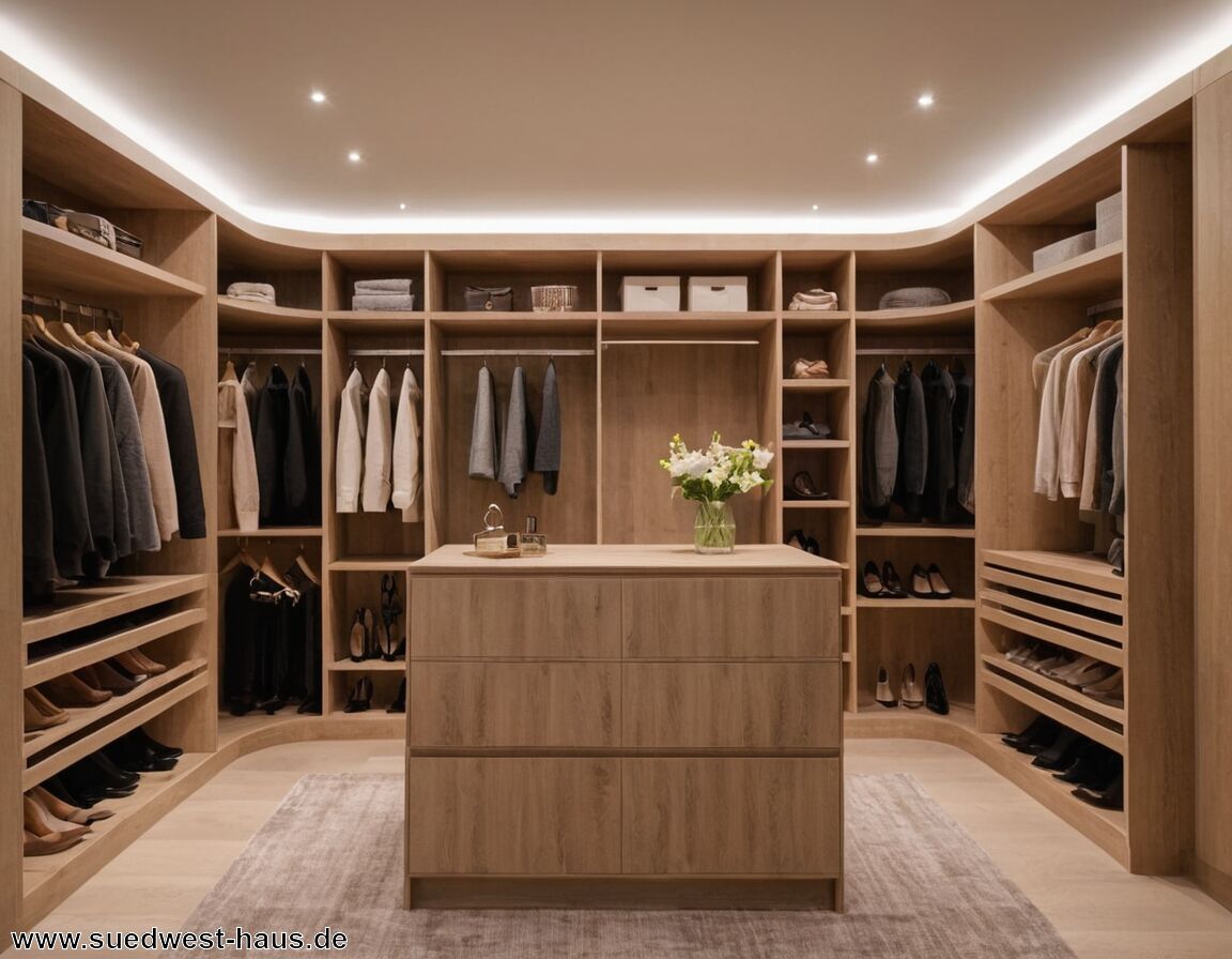 Begehbare Kleiderschränke clever geplant: Auch auf wenig Fläche