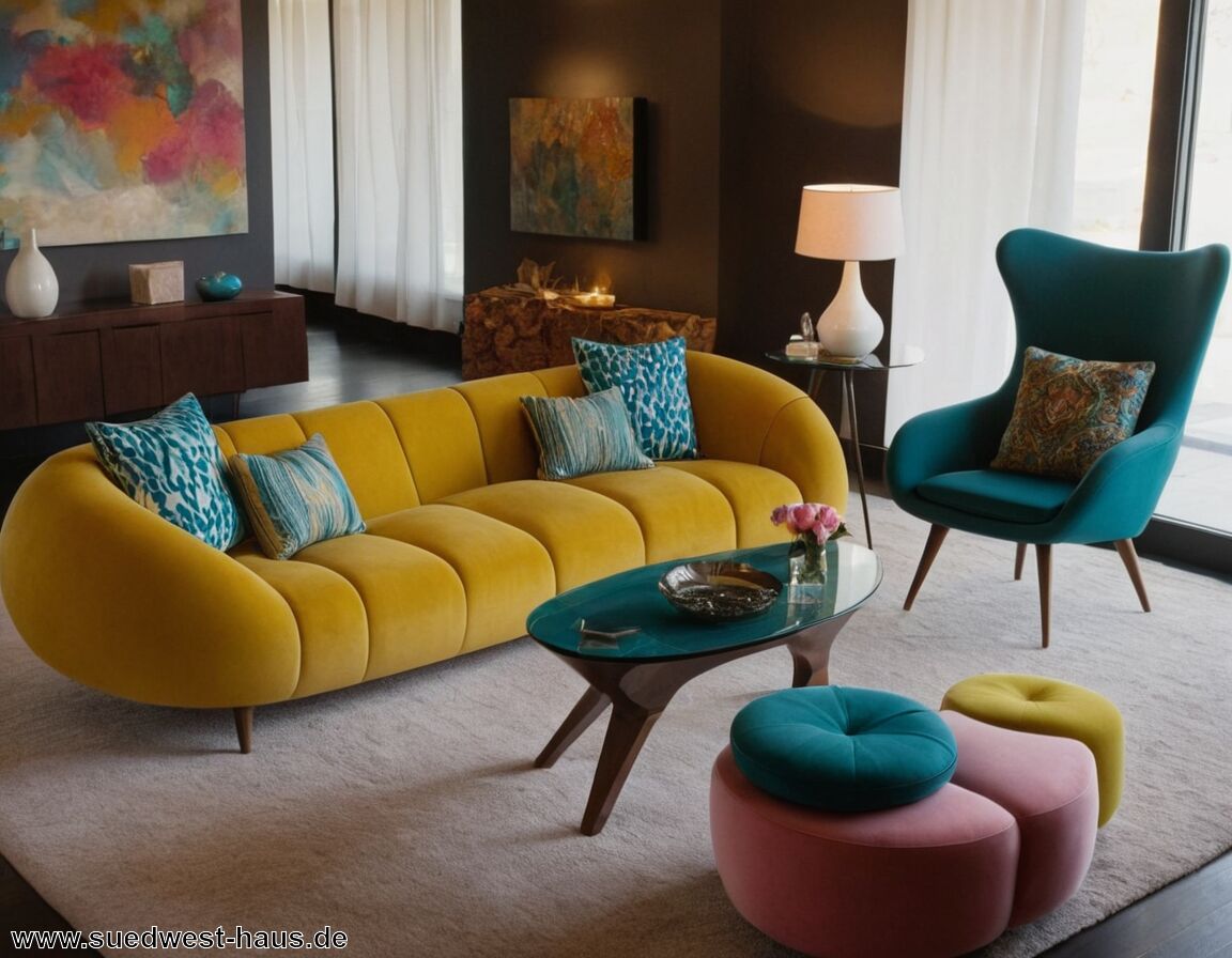 Ungewöhnliche Formen bei Sofas und Tischen: Der neue Trend